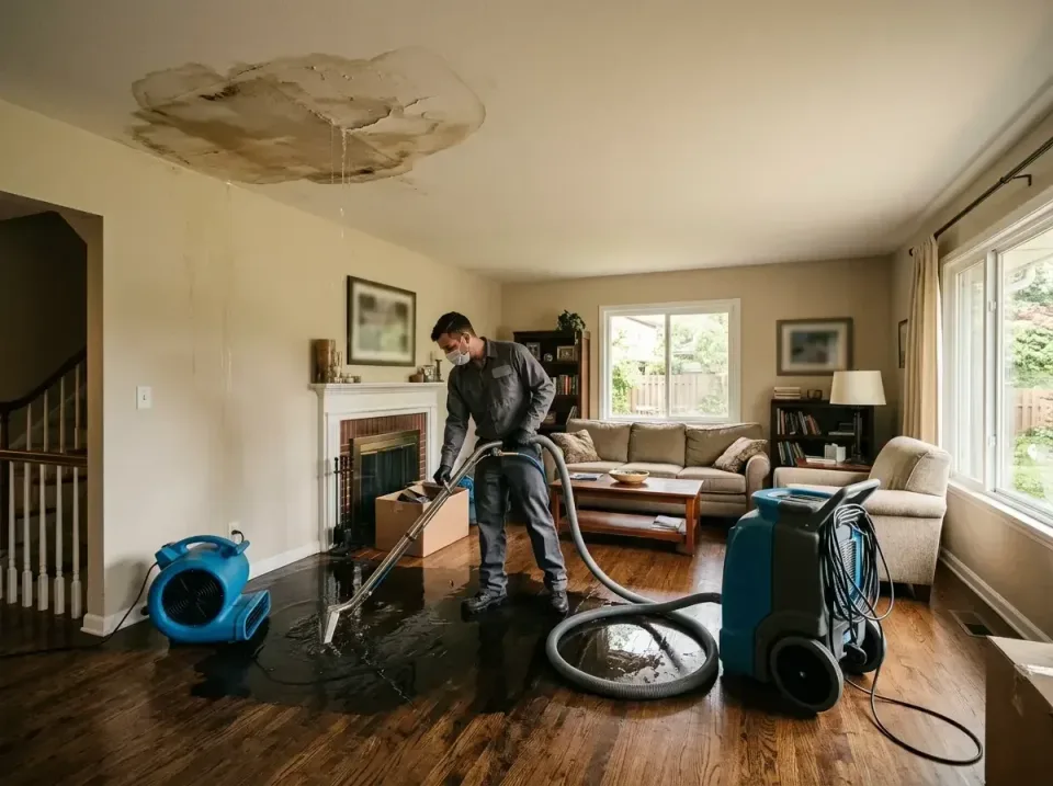 attic-pipe-burst-ceiling-drip-008 — frequently asked questions, Water Damage Restoration & Carpet Care in Pleasant Hill, MO